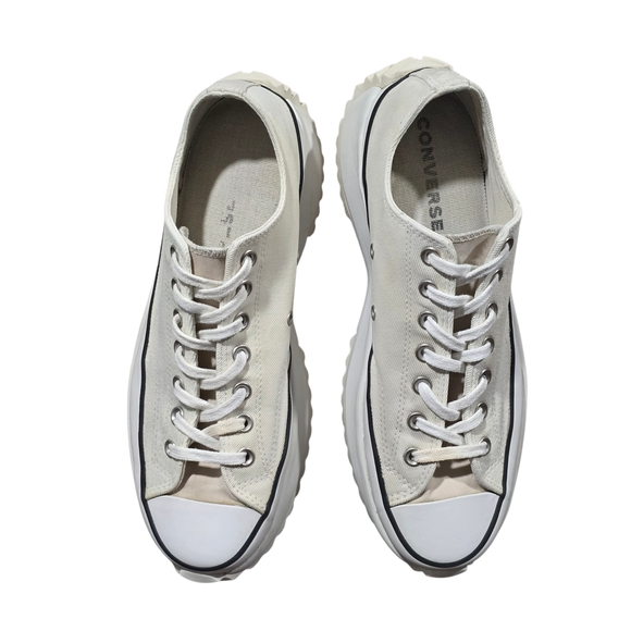 Converse Run Star Hike Ox Vintage White ( Men's 10.5 Women's 12 ) Sneakers - Picture 6 of 9